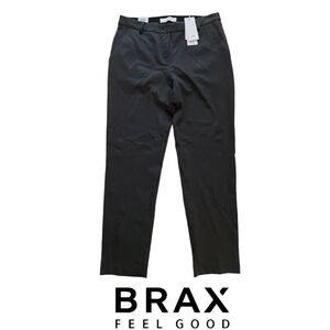 NWT Brax Maron Slim Fit Grey Pull On Chino